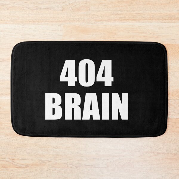 Item preview, 404 Brain Minimalist Outline Typography designed and sold by deluxus.