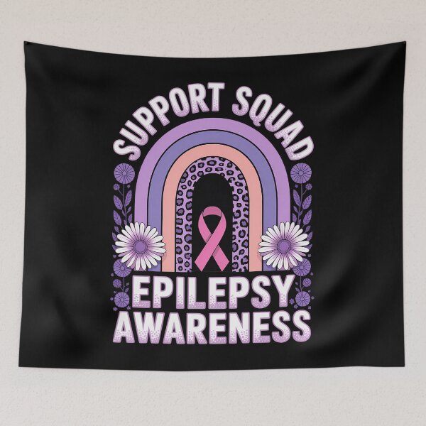 Item preview, Support Squad Purple Ribbon Epilepsy Awareness Month designed and sold by EllenJast.