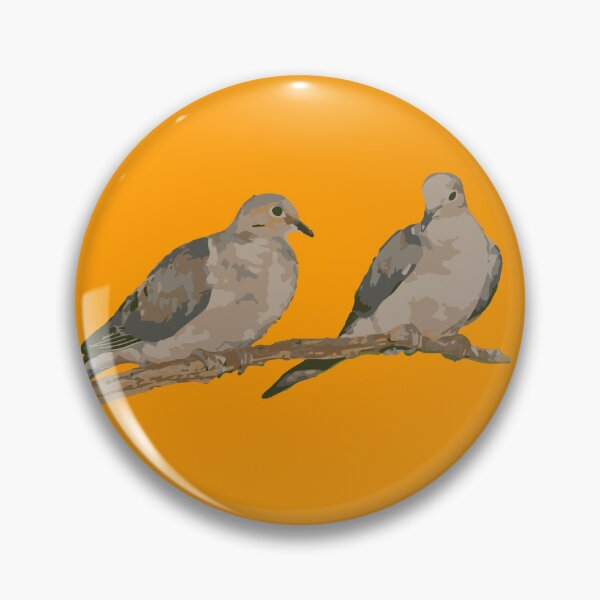 Item preview, Mourning dove illustration designed and sold by Corner-Distro.