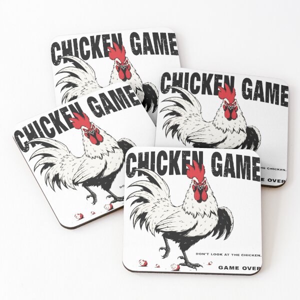 Item preview, Chicken Game Don't Look At The Chicken Funny Chicken Vintage designed and sold by CF_VintageDesign.