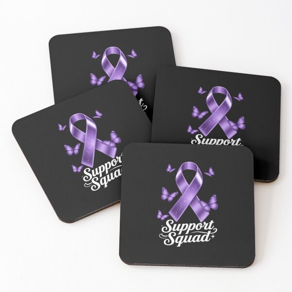 Item preview, Support Squad Purple Ribbon Butterfly Pancreatic Cancer designed and sold by EllenJast.