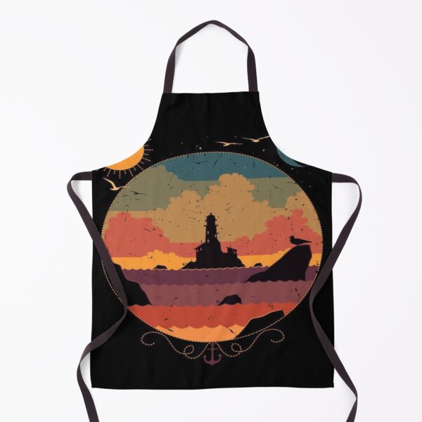 Item preview, Lighthouse sunset horizon voyage designed and sold by NivyasArtistry.