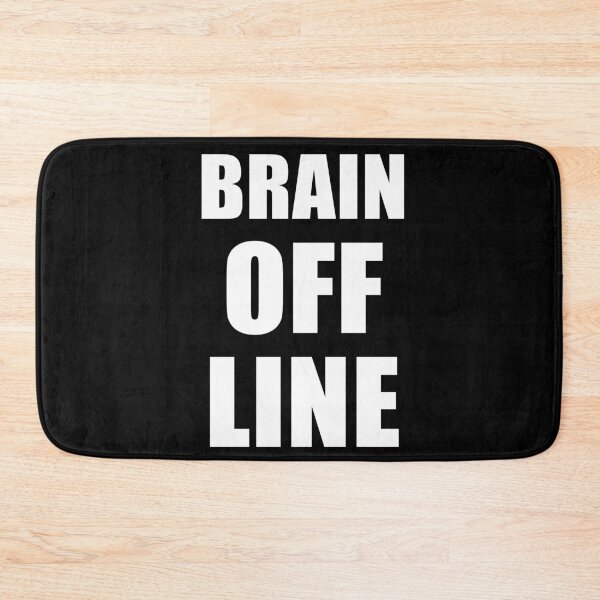 Item preview, Brain Offline Minimalist Outline Typography designed and sold by deluxus.