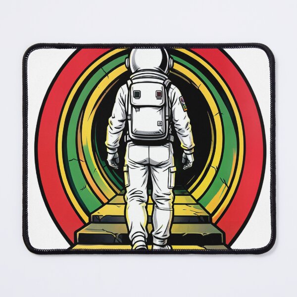 Item preview, Traditional Tattoo Astronaut Walking to Tunnel designed and sold by Bloomkept.