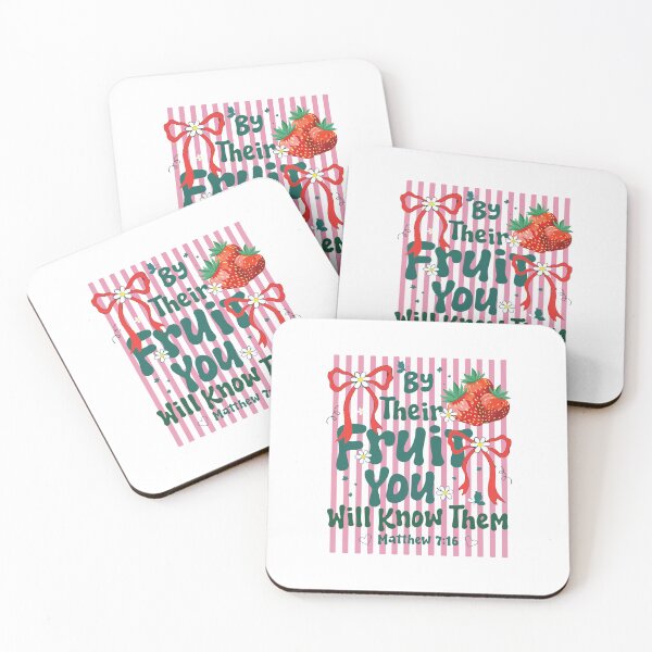 Item preview, By Their Fruit You Will Know Them Christian Strawberry Summer Faith Design designed and sold by kiralynstration.
