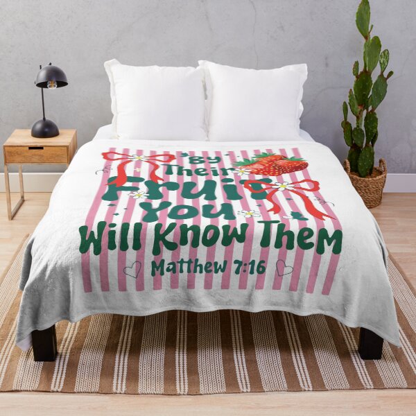 Item preview, By Their Fruit You Will Know Them Christian Strawberry Summer Faith Design designed and sold by kiralynstration.