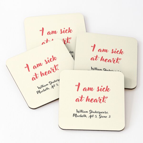 Item preview, Cool Shakespeare Quote from Macbeth designed and sold by CharlottePlaceArt.