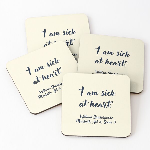Item preview, Cool Shakespeare Quote from Macbeth designed and sold by CharlottePlaceArt.