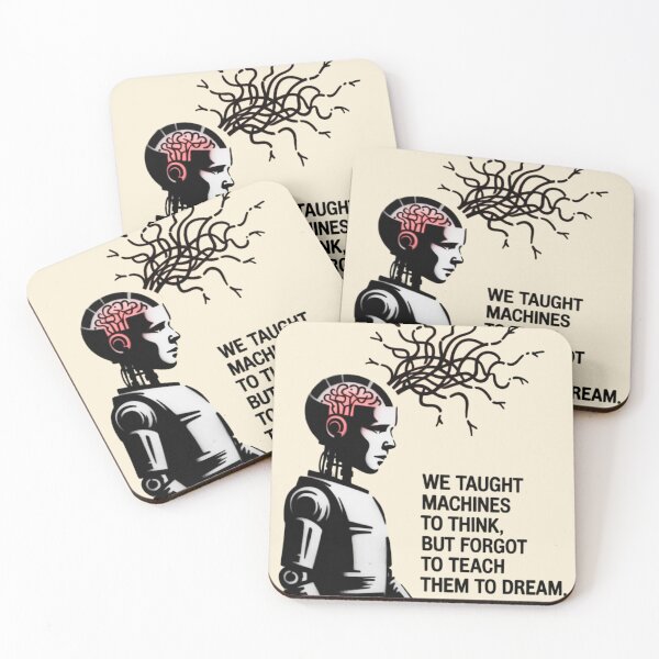 Item preview, Banksy AI - We taught machines to think, but forgot to teach them to dream designed and sold by 123ks.