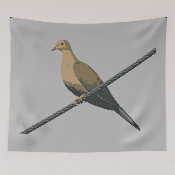 Item preview, Mourning Dove illustration 3 designed and sold by Corner-Distro.