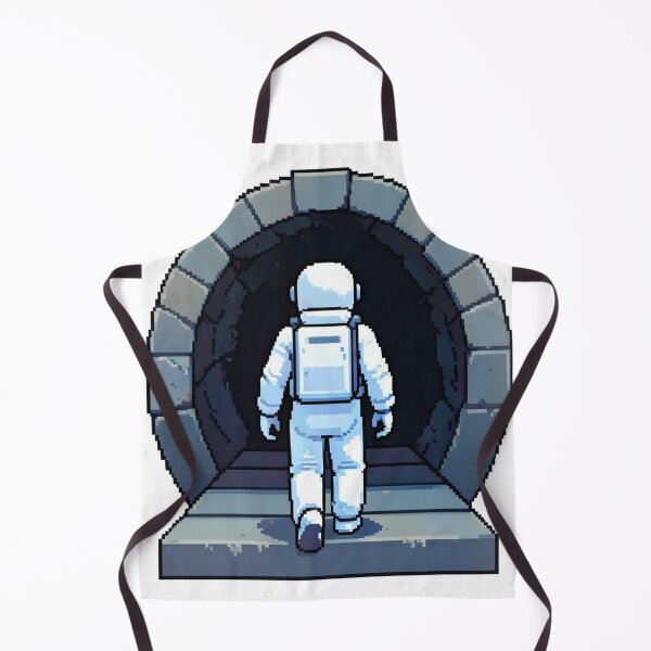 Artikelvorschau, Pixel-Art-Astronaut geht zum Tunnel entworfen und verkauft von Bloomkept.