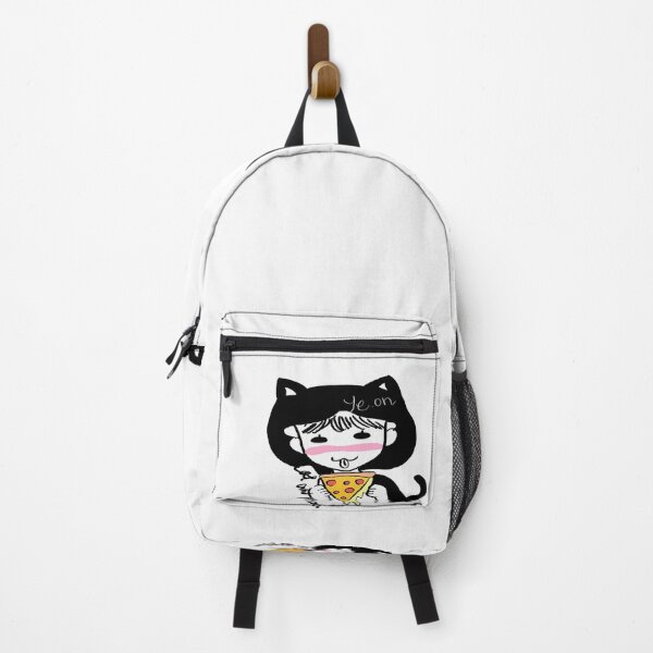 Item preview, cat and pizza designed and sold by ye.on art shop.
