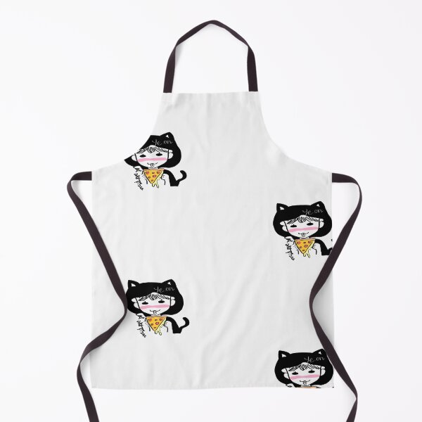 Item preview, cat and pizza designed and sold by ye.on art shop.