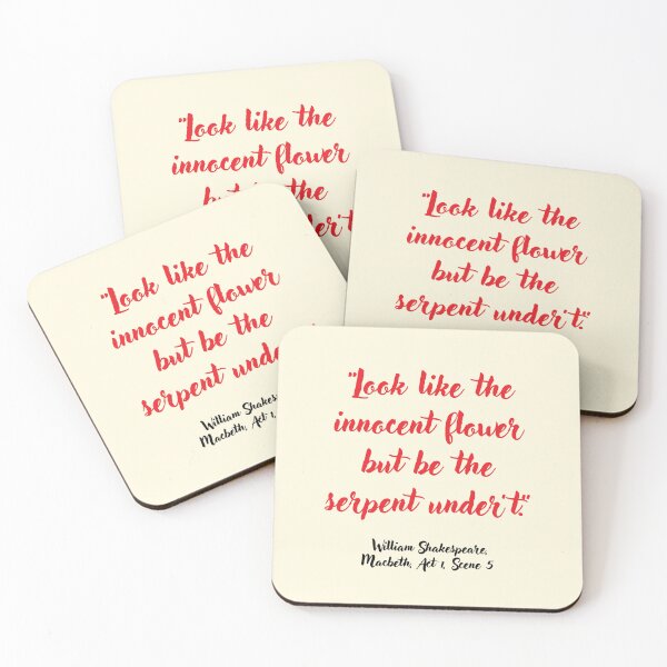 Item preview, Cool Shakespeare Quote from Macbeth designed and sold by CharlottePlaceArt.