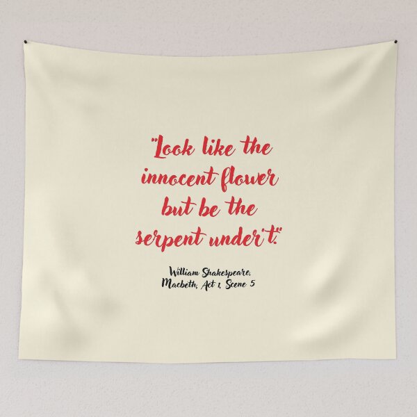 Item preview, Cool Shakespeare Quote from Macbeth designed and sold by CharlottePlaceArt.