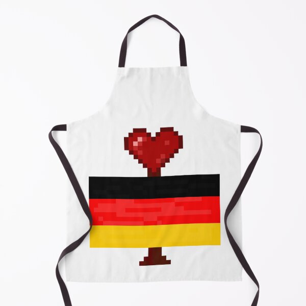 Item preview, Pixel I Love Germany Flag designed and sold by Ally-Bee33.