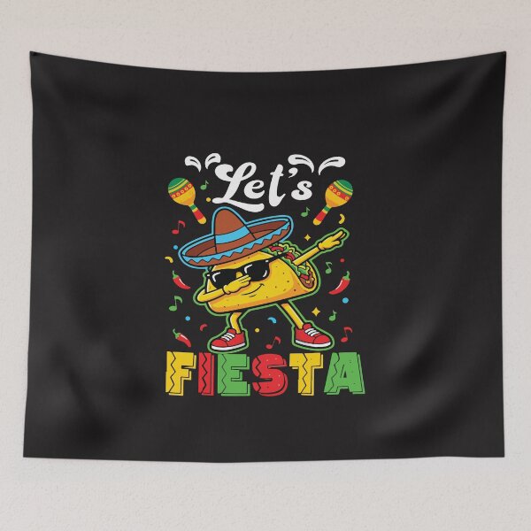 Item preview, Let’s Fiesta Taco Dabbing Funny Cinco De Mayo Party Kids Design designed and sold by kiralynstration.