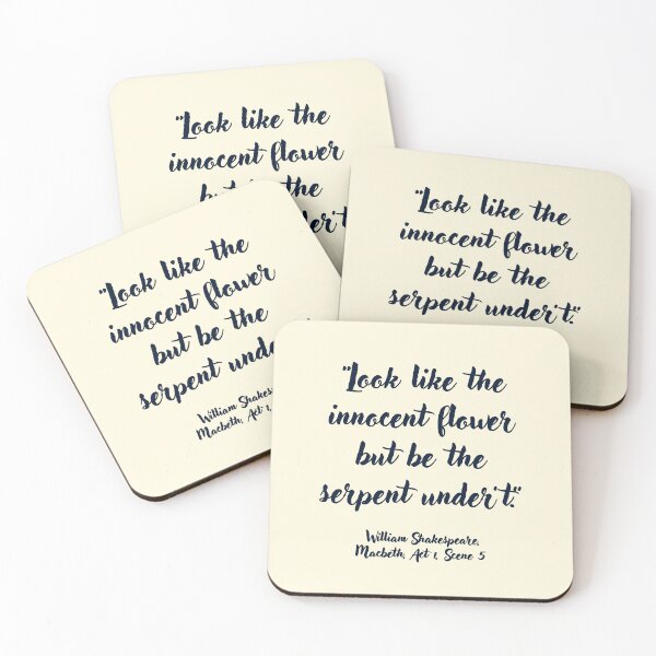 Item preview, Cool Shakespeare Quote from Macbeth designed and sold by CharlottePlaceArt.