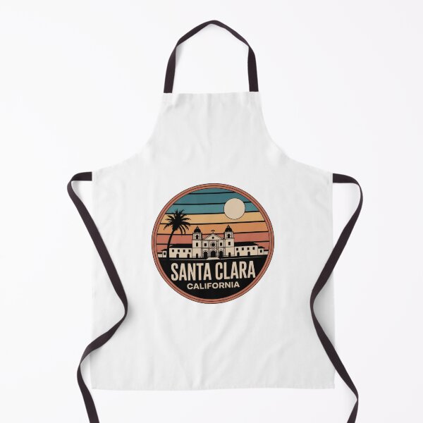 Item preview, Santa Clara California: Retro Mission Skyline Badge designed and sold by CircinusStore.