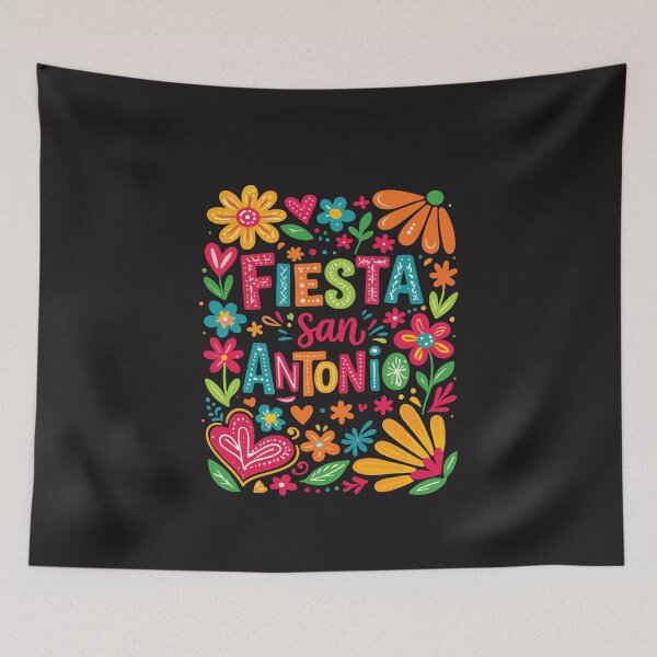 Item preview, Fiesta Squad San Antonio Texas Cinco De Mayo Party Floral Colorful Design designed and sold by kiralynstration.