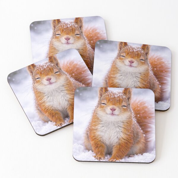 Item preview, Little squirrel in the snow designed and sold by LuluLeb.