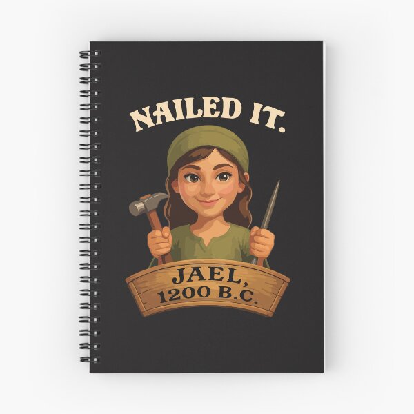 Item preview, Nailed It Jael 1200 BC Funny Bible Story Vintage Christian Humor designed and sold by kiralynstration.