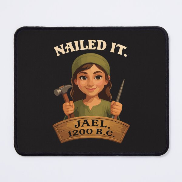 Item preview, Nailed It Jael 1200 BC Funny Bible Story Vintage Christian Humor designed and sold by kiralynstration.