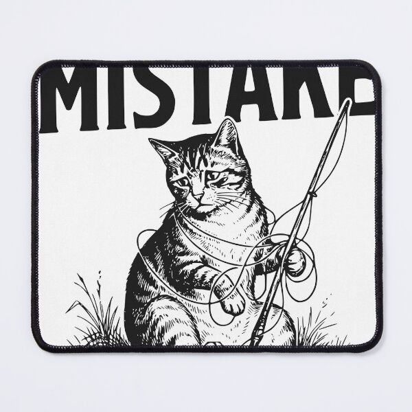 Item preview, This Was a Mistake Cat Fishing Shirt, Funny Regret Fishing Design, Grumpy Cat Angler Graphic Tee, Outdoor Humor Aesthetic designed and sold by TeeVerse27.