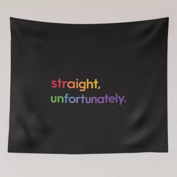 Item preview, Straight But Supportive LGBT Ally Rainbow Pride Inclusive Humor Design designed and sold by kiralynstration.