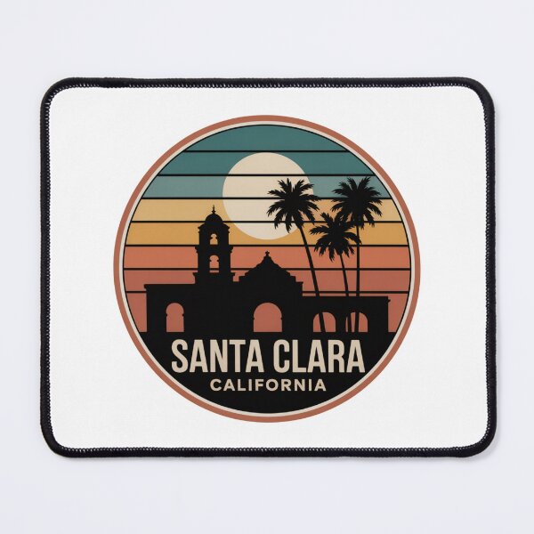 Item preview, Santa Clara California: Retro Mission Palm Sunset designed and sold by CircinusStore.