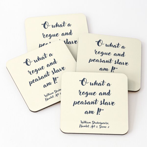 Item preview, Peachy Shakespeare Quote from Hamlet designed and sold by CharlottePlaceArt.