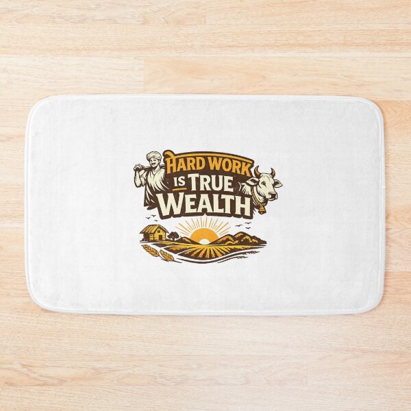 Item preview, Hard Work is True Wealth T-Shirt | Farmer Life Rural Motivation Design designed and sold by ArtWaveStudio8.