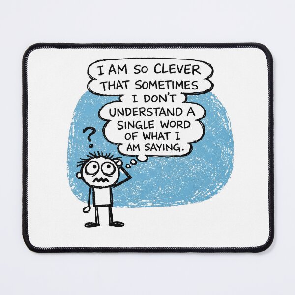 Item preview, Clever But Confused designed and sold by Jackson-Will.