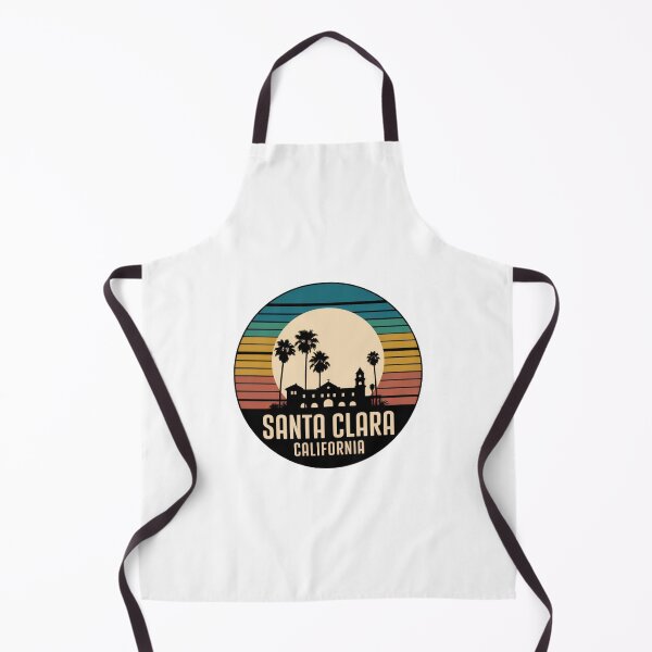 Item preview, Santa Clara California: Retro Mission Palm Skyline Badge designed and sold by CircinusStore.