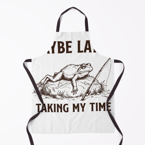 Item preview, Maybe Later Frog Fishing Shirt, Taking My Time Funny Frog Design, Lazy Fishing Animal Graphic Tee, Relaxed Outdoor Aesthetic designed and sold by TeeVerse27.
