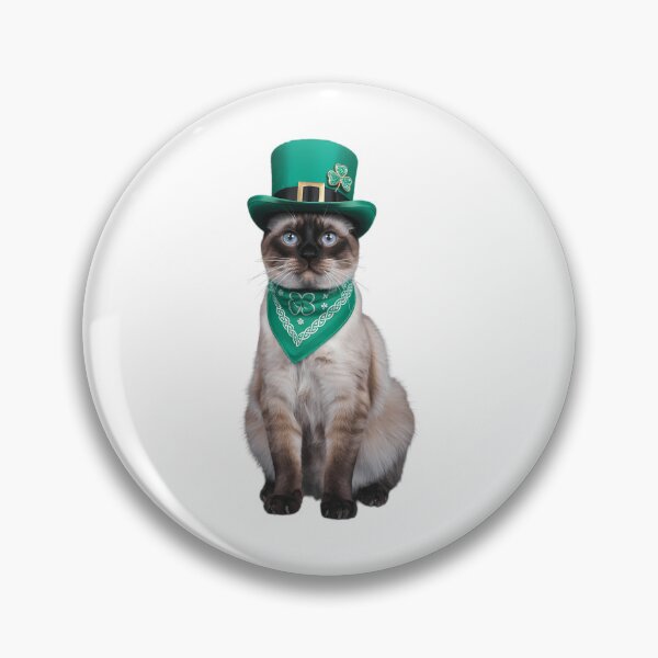 Item preview, Siamese Cat St Patrick's Day Saint Paddy's Owner Lover Cute designed and sold by EllenJast.
