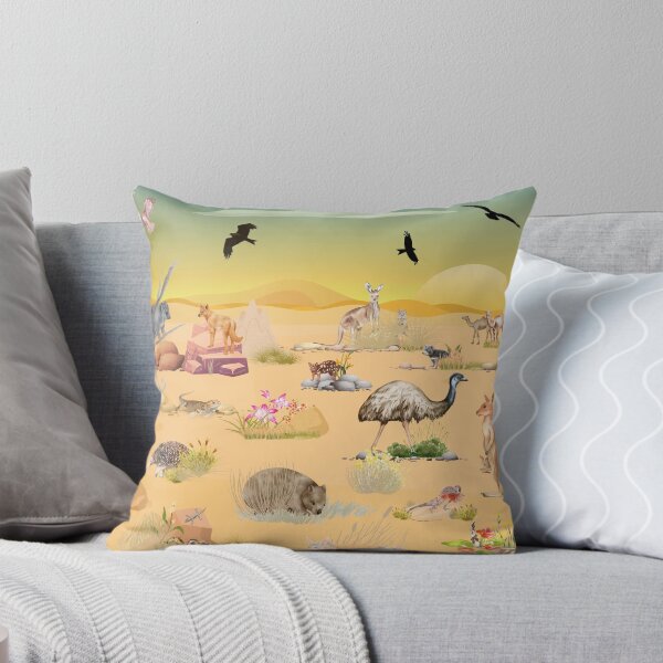 Item preview, Australian wildlife animals in desert background designed and sold by thefrenchyviet.