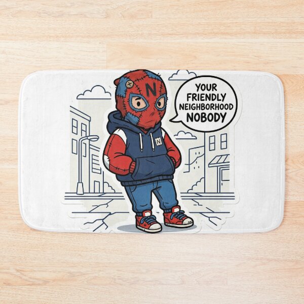 Item preview, Your Friendly Neighborhood Nobody Sticker | Funny  Sarcastic Superhero Parody Humor Sticker designed and sold by ChaosAndChill.