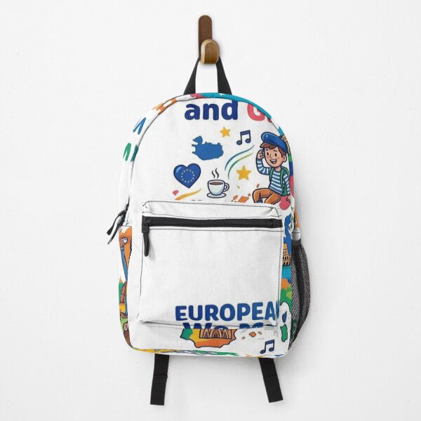 Item preview, European Youth Week – We Make Waves & Great Memes | Fun Europe Travel Cartoon Design designed and sold by Sushikidsntoddlers.