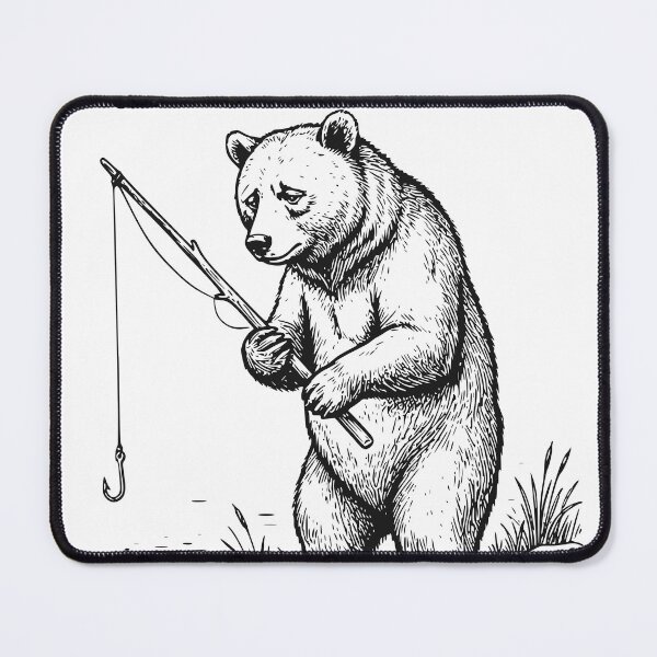 Item preview, Still Nothing Bear Fishing Shirt, Funny No Catch Fishing Design, Calm Waiting Animal Graphic Tee, Outdoor Humor Aesthetic designed and sold by TeeVerse27.
