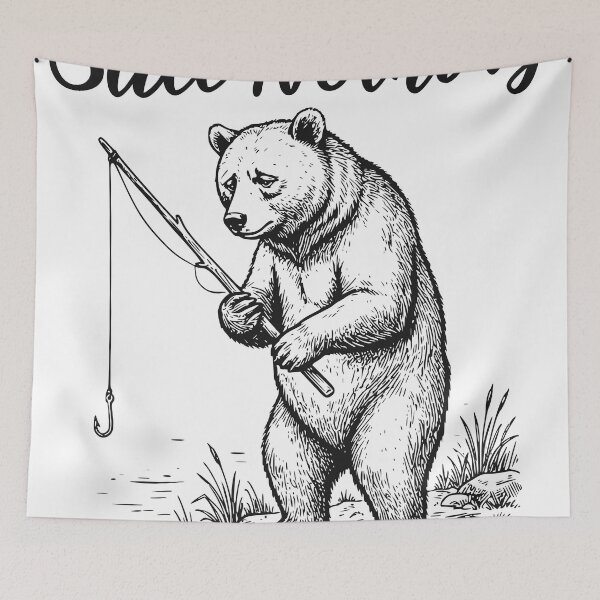 Item preview, Still Nothing Bear Fishing Shirt, Funny No Catch Fishing Design, Calm Waiting Animal Graphic Tee, Outdoor Humor Aesthetic designed and sold by TeeVerse27.