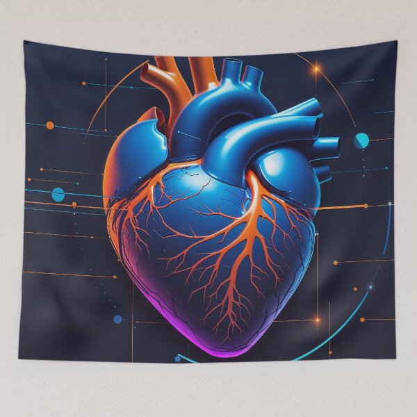 Item preview, Heart geometric abstraction designed and sold by LioTou.