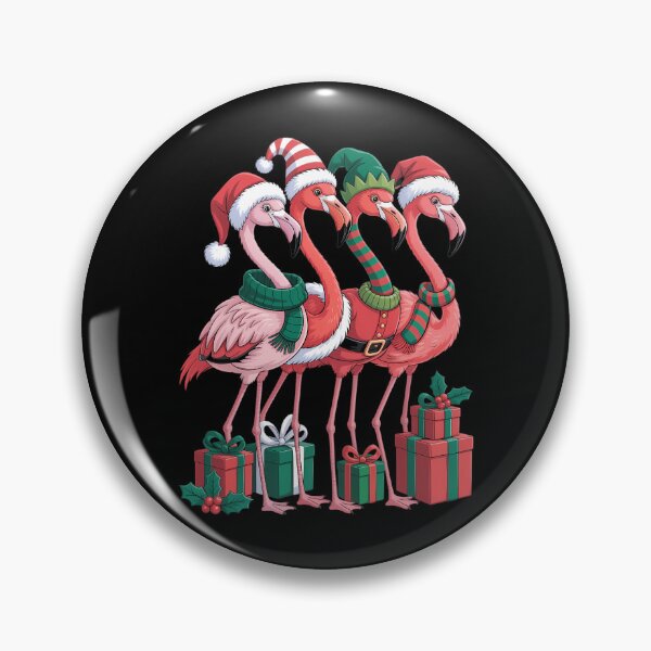 Item preview, Pink Flamingo Santa Christmas Womens Flamingo Lover designed and sold by EllenJast.