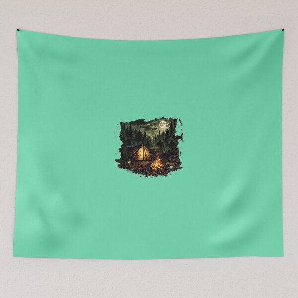 Item preview, Glowing Campsite designed and sold by Rare Plus Apparel!.