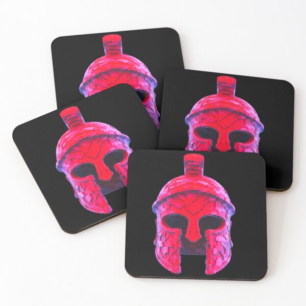 Item preview, 3D Voxel Glitch Art Roman Centurion Helmet: Cyberpunk Vaporwave Artifact designed and sold by A E S T H E T A T A G.