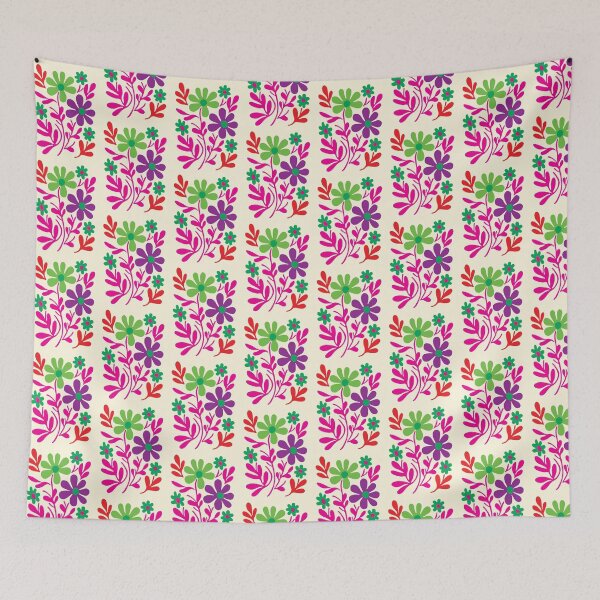 Item preview, Cool Colorful Capacious Folk Floral Abstract Design designed and sold by CharlottePlaceArt.