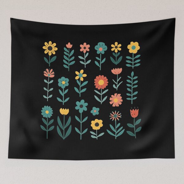 Item preview, Wildflowers watercolor set designed and sold by uunaa.