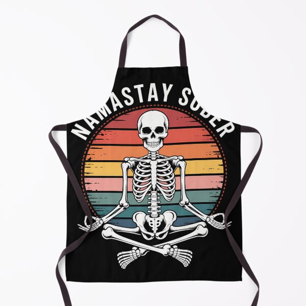 Item preview, Funny Skeleton Position Yoga Sober Addiction Recovery designed and sold by waislumekinwye.