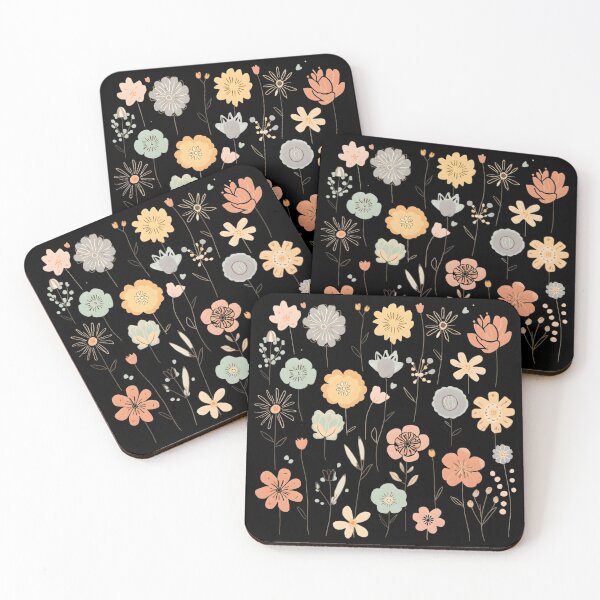 Item preview, Wildflowers watercolor set designed and sold by uunaa.