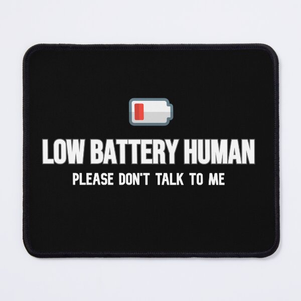 Item preview, Social Battery Critically Low Do Not Engage Funny Introvert Human Designs designed and sold by IntrolyxenShop.